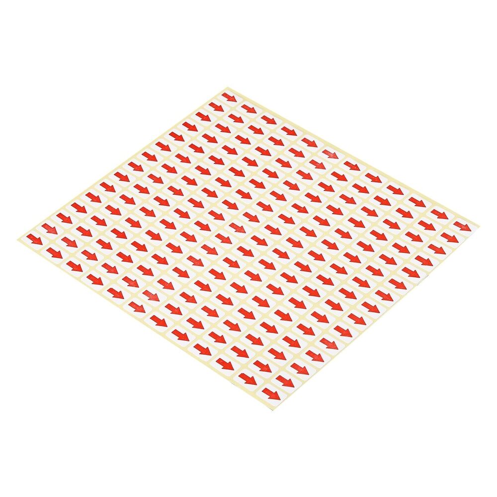 7485 Small Arrow Sticker Label 0.35x0.5", 4 Sheet Adhesive Color Coding